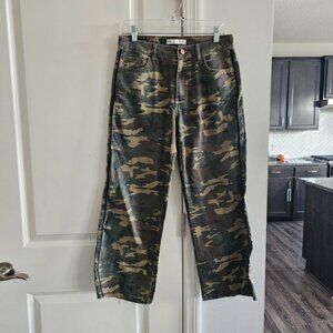 Zara Camoflouge Wide Leg Pants.